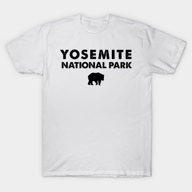 Yosemite National Park Retro T-Shirt by roamfree